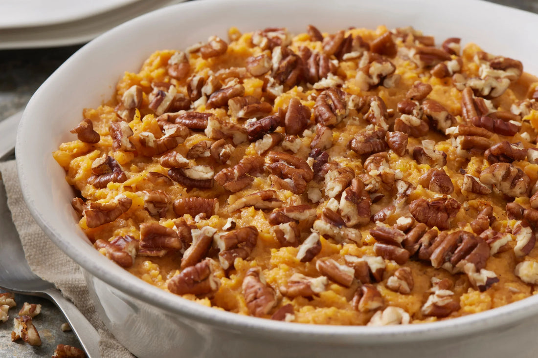 The Pecan Pantry Maple Roasted Sweet Potatoes - The Pecan Pantry