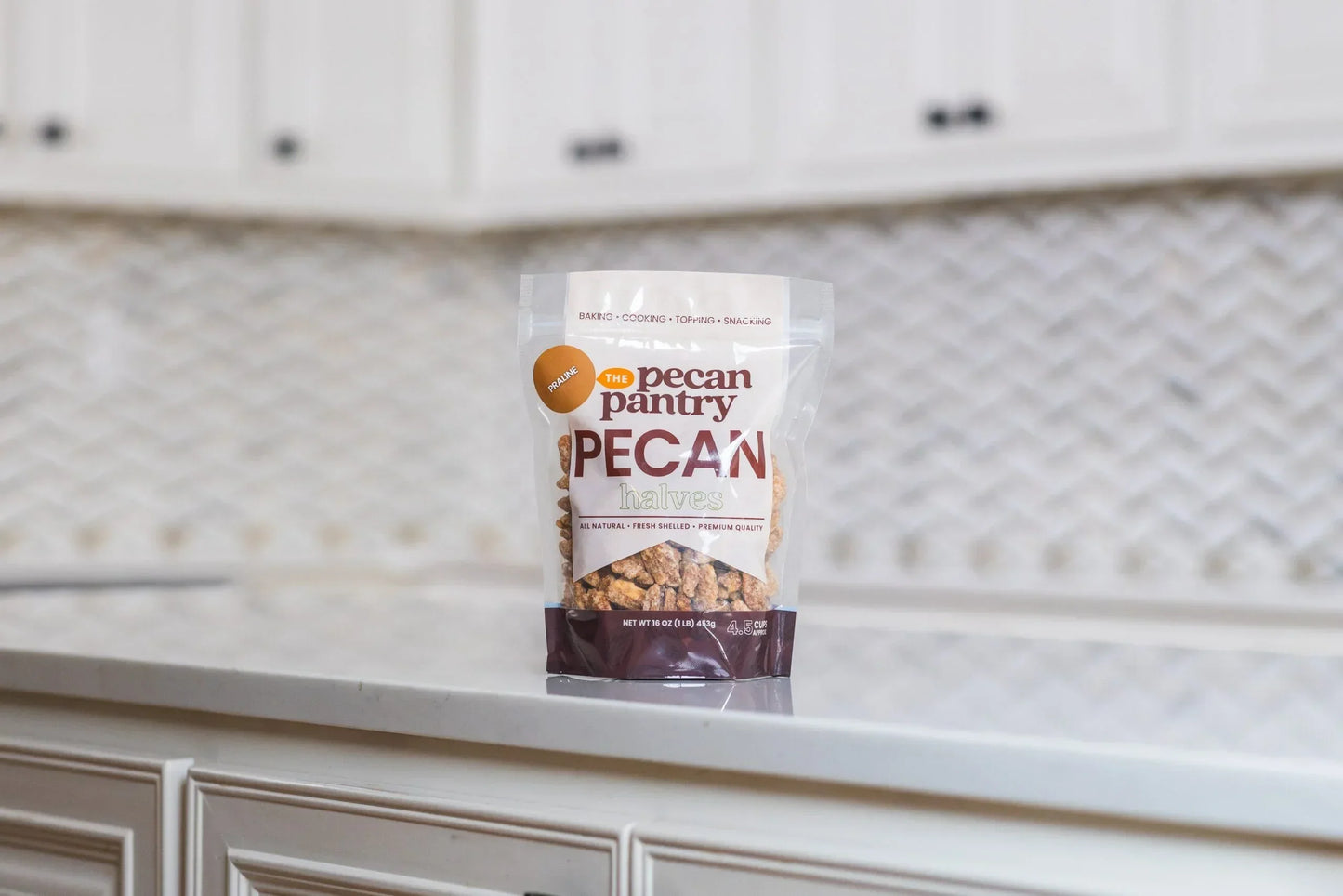 1 lb Premium Praline Pecan Halves - The Pecan Pantry