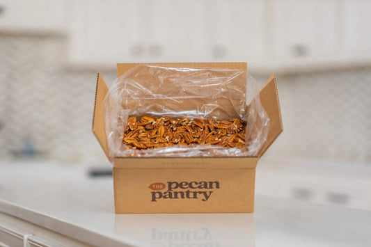 5 lb Shelled Fancy Pecans Box - The Pecan Pantry