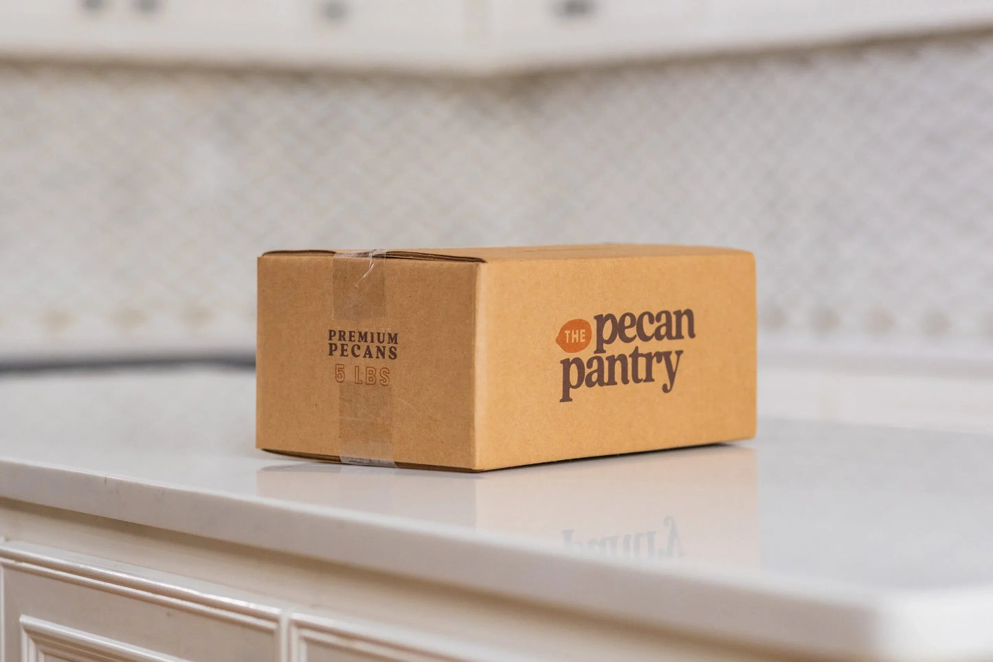 5 lb Shelled Fancy Pecans Box - The Pecan Pantry