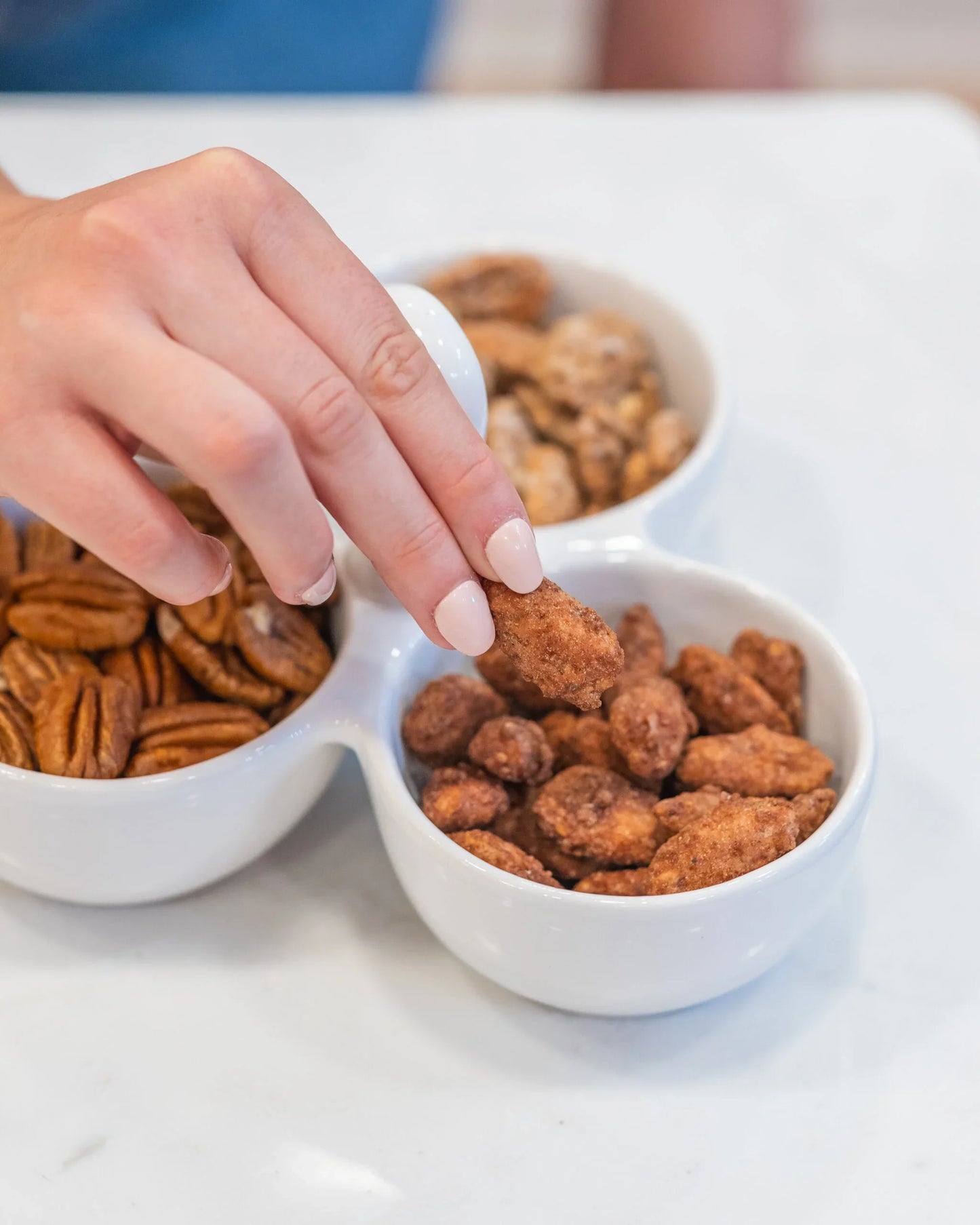 1 lb Premium Cinnamon Sugar Pecan Halves - The Pecan Pantry