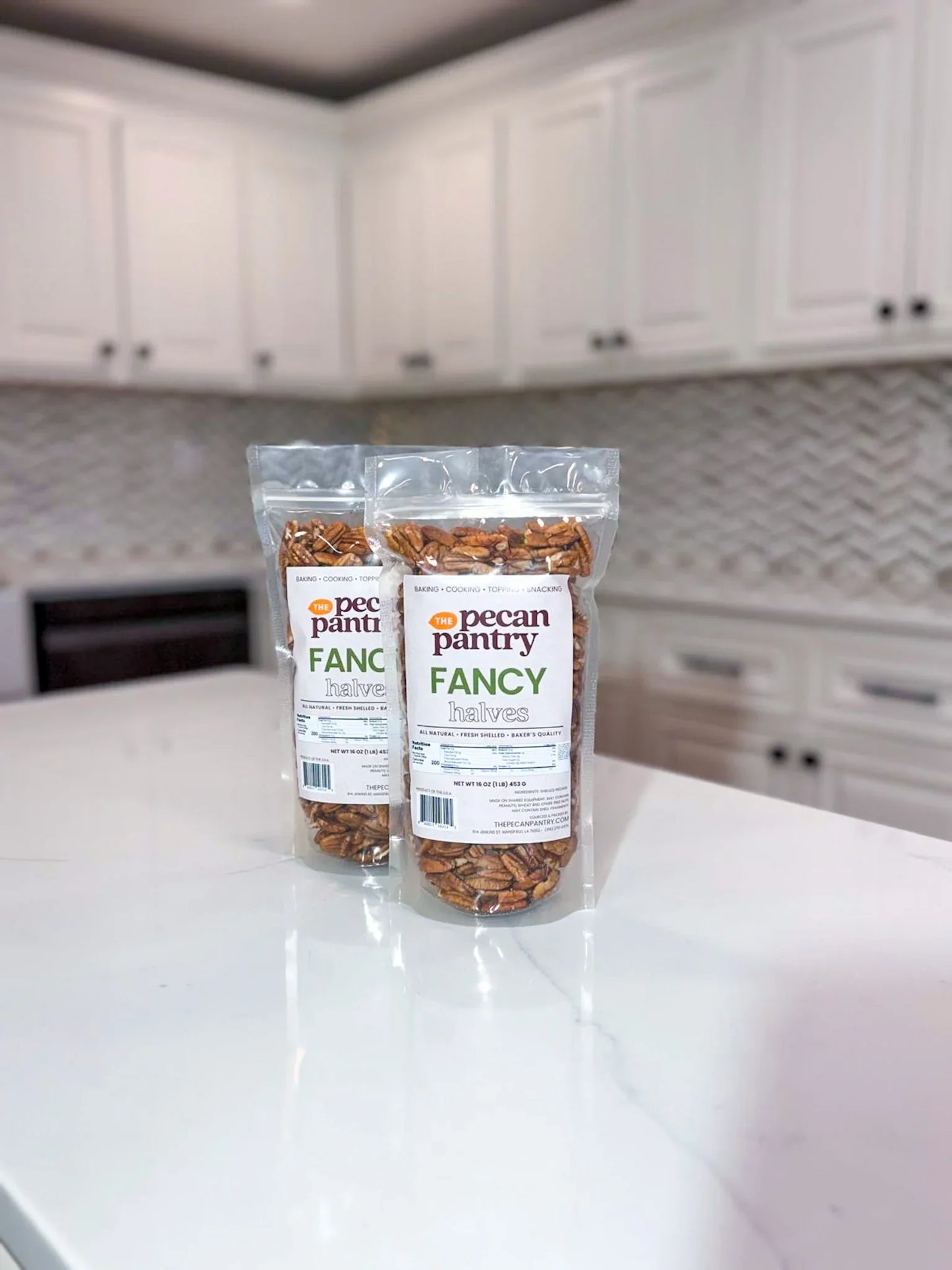 4 lb Fancy Shelled Pecan 2 x 2 lb Bags - The Pecan Pantry