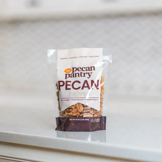 1 lb Premium Shelled Pecan Halves - The Pecan Pantry