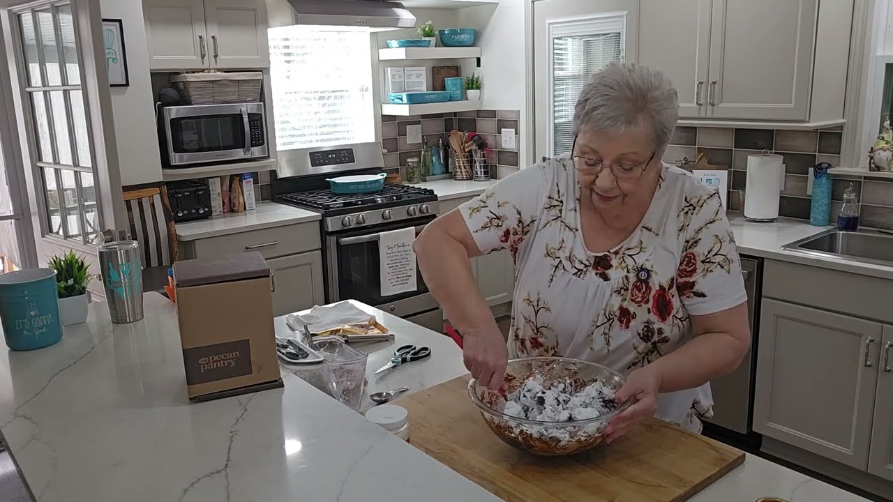 Pecan Buddies, made with pecans and not made with cereal by  Karen Jones Food & Family with The Pecan Pantry